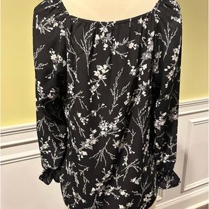 Ann Taylor Factory Flower Blouse